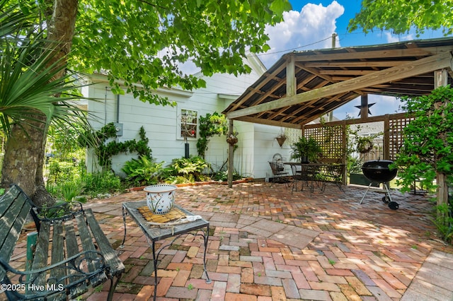 1402 Shepard St, Morehead City, NC 28557 - view of patio / terrace with a gazebo and grilling area
