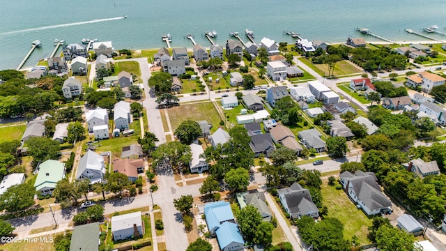 1402 Shepard St, Morehead City, NC 28557 - aerial view of residential area featuring a nearby body of water