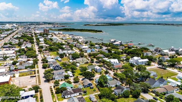 1402 Shepard St, Morehead City, NC 28557 - aerial view of residential area featuring a nearby body of water