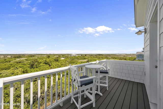145 Oceanview Ln, North Topsail Beach, NC 28460 - view of wooden terrace