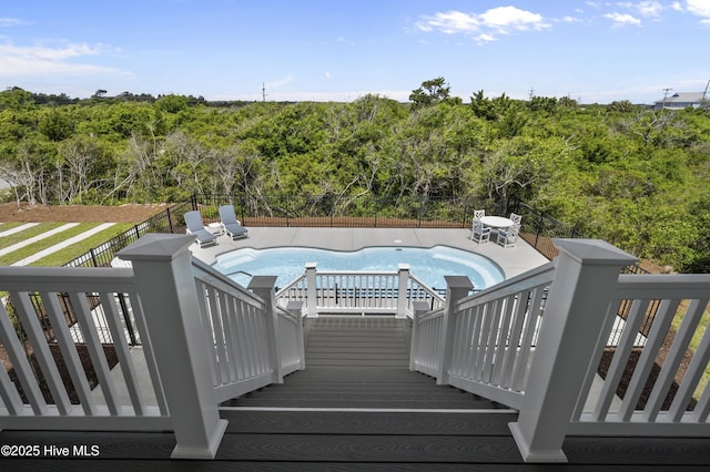 145 Oceanview Ln, North Topsail Beach, NC 28460 - wooden terrace with a patio area