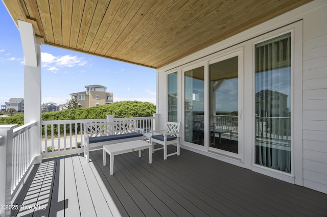 145 Oceanview Ln, North Topsail Beach, NC 28460 - view of wooden deck