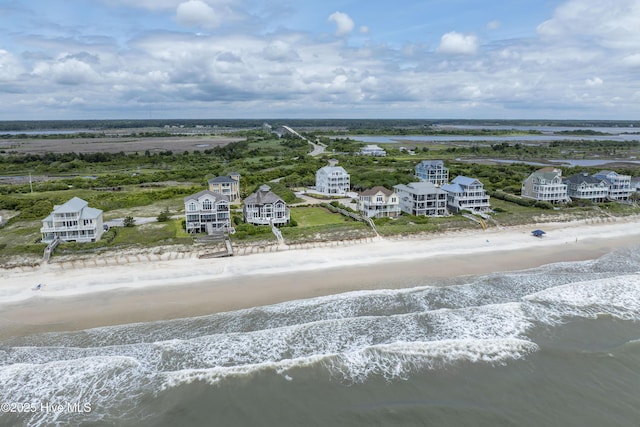 145 Oceanview Ln, North Topsail Beach, NC 28460 - drone / aerial view of expansive beach