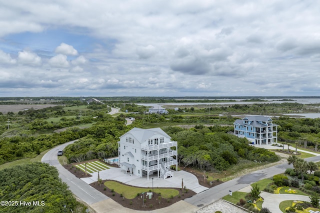 145 Oceanview Ln, North Topsail Beach, NC 28460 - bird's eye view of a nearby body of water