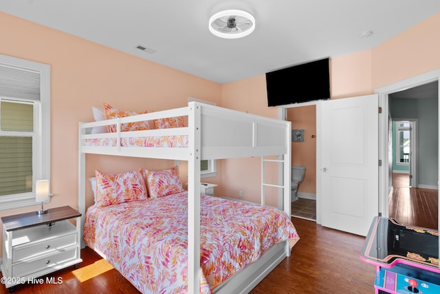 1102 Canal Dr Unit 1 & 2, Carolina Beach, NC 28428 - bedroom featuring wood finished floors