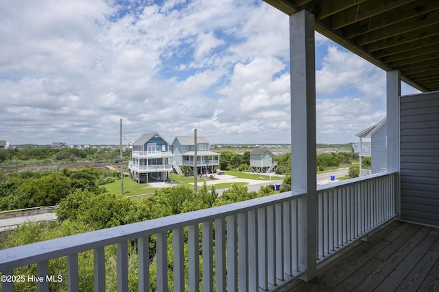 876-878 Villas Dr, North Topsail Beach, NC 28460 - view of balcony