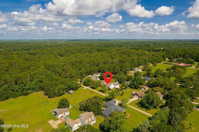 116 Spencer Ln, Newport, NC 28570 - drone / aerial view of a heavily wooded area