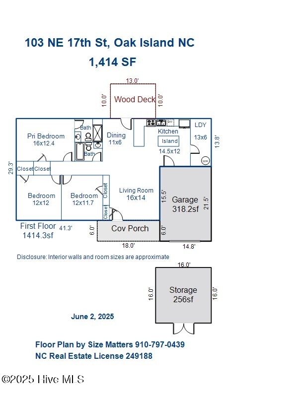 103 NE 17th St, Oak Island, NC 28465 - room layout