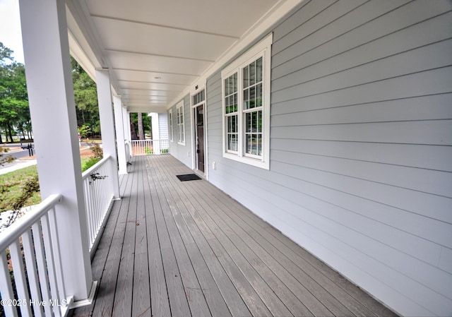 9265 W Lake Rd, Calabash, NC 28467 - view of wooden porch