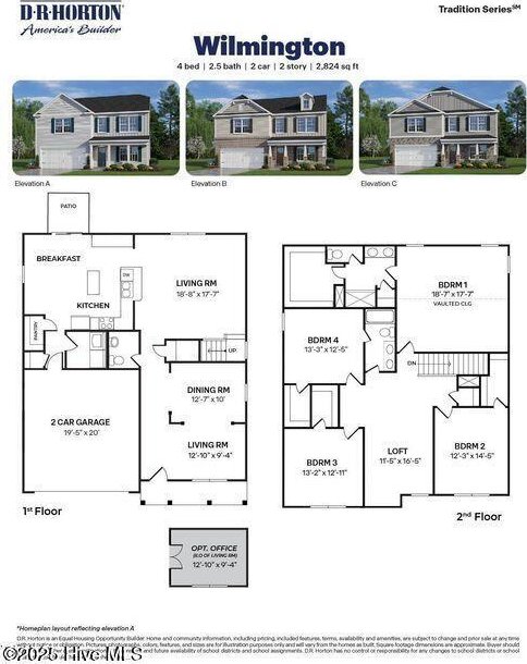 2031 Minnette Cir, New Bern, NC 28562 - home floor plan