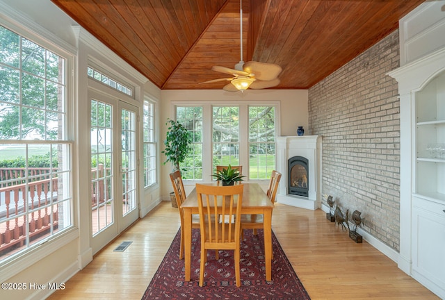 3399 Channelside Dr SW, Supply, NC 28462 - sunroom / solarium with french doors and vaulted ceiling