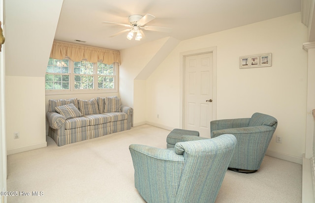 3399 Channelside Dr SW, Supply, NC 28462 - carpeted living area with ceiling fan and baseboards