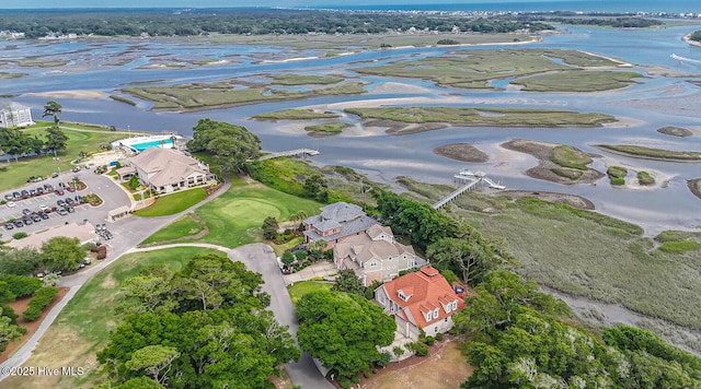 3399 Channelside Dr SW, Supply, NC 28462 - aerial view of property's location with a large body of water and a golf club
