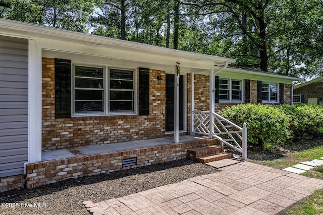 429 Swiss Rd, New Bern, NC 28560 - entrance to property featuring brick siding