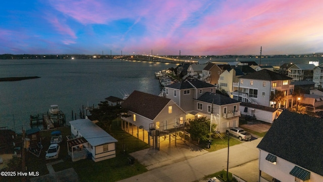 241 Moonlight Dr, Atlantic Beach, NC 28512 - water view featuring nearby suburban area