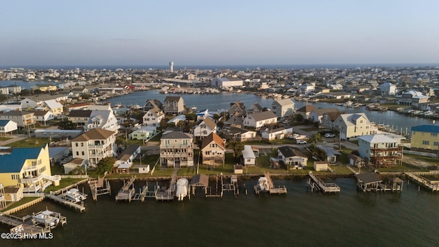 241 Moonlight Dr, Atlantic Beach, NC 28512 - aerial view of residential area featuring a large body of water