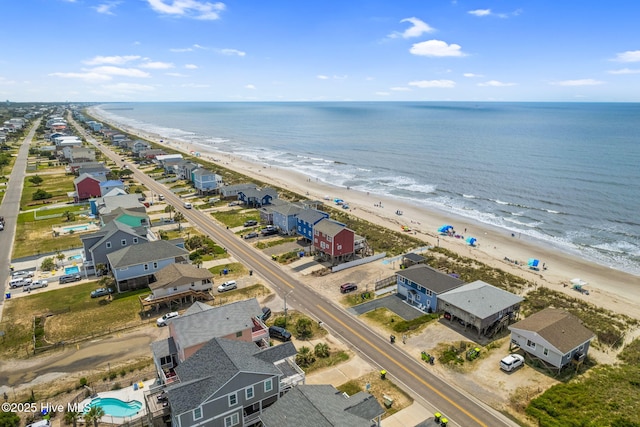 1001 W Beach Dr, Oak Island, NC 28465 - aerial view of expansive beach