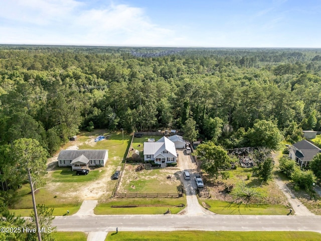 710 Ridgecrest Ln, Rocky Point, NC 28457 - view from above of property featuring a forest
