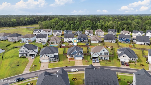 438 Sugar Cove Run, Wilmington, NC 28411 - aerial perspective of suburban area