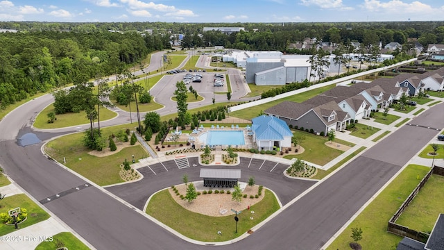 438 Sugar Cove Run, Wilmington, NC 28411 - drone / aerial view of a pool