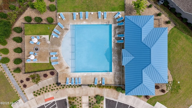 438 Sugar Cove Run, Wilmington, NC 28411 - aerial view of a pool area