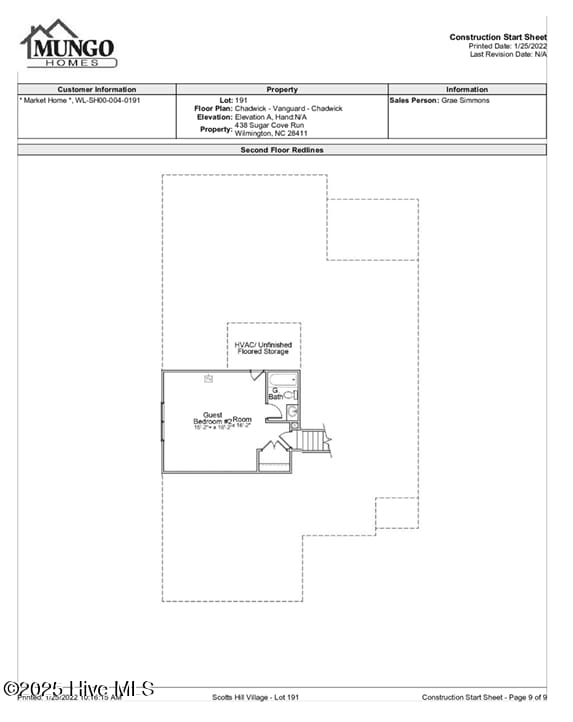 438 Sugar Cove Run, Wilmington, NC 28411 - property floor plan
