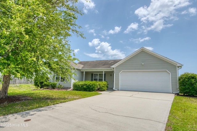 7308 Peppercorn Ct, Wilmington, NC 28411 - single story home with an attached garage, driveway, and a front yard