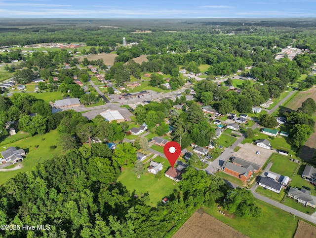 208 Buck Ln, Vanceboro, NC 28586 - aerial view of property and surrounding area with nearby suburban area
