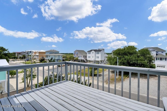 308 N Shore Dr E, Sunset Beach, NC 28468 - deck featuring a residential view