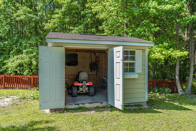 600 Booth Pond Rd, Raeford, NC 28376 - view of shed