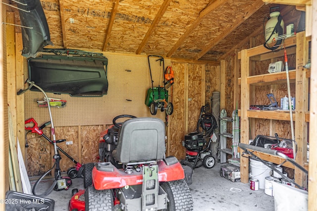 600 Booth Pond Rd, Raeford, NC 28376 - storage area featuring a garage
