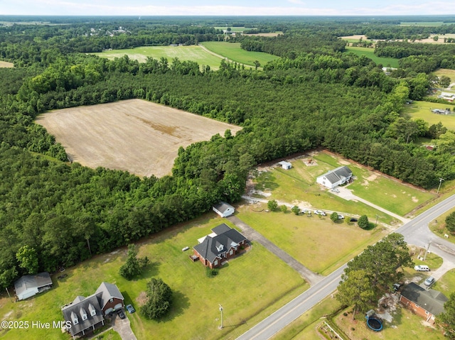 2995 H C Turner Rd, Pink Hill, NC 28572 - aerial view of property's location with a heavily wooded area