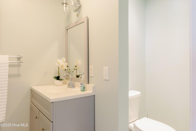 1498 Bayview Rd, Bath, NC 27808 - bathroom featuring vanity and toilet