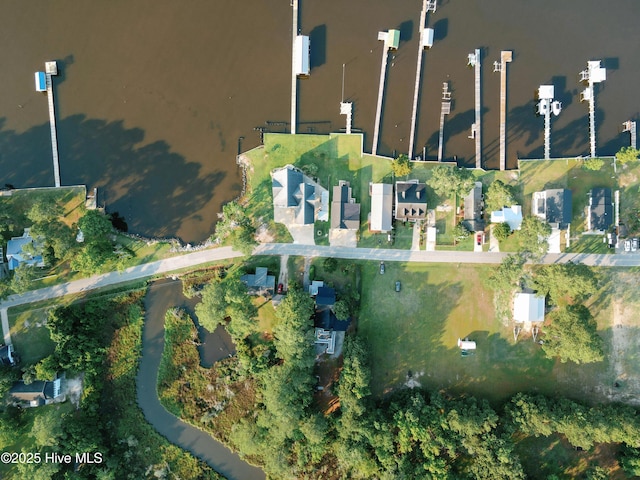 1498 Bayview Rd, Bath, NC 27808 - aerial view of property and surrounding area featuring nearby suburban area