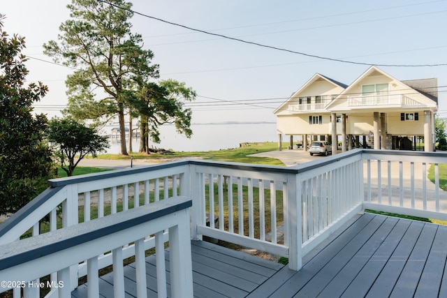 1498 Bayview Rd, Bath, NC 27808 - view of wooden porch