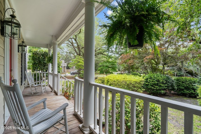6304 Wolfhead Ct, Wilmington, NC 28411 - view of porch