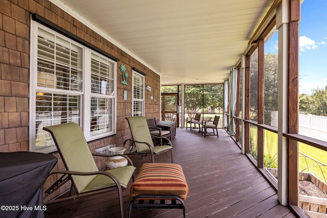 211 Tidewater Dr, Newport, NC 28570 - view of sunroom / solarium