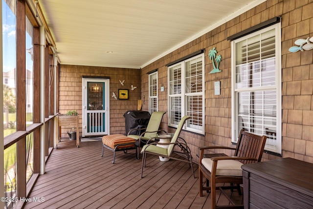211 Tidewater Dr, Newport, NC 28570 - view of sunroom / solarium