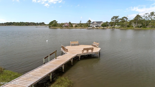 211 Tidewater Dr, Newport, NC 28570 - dock area with a water view