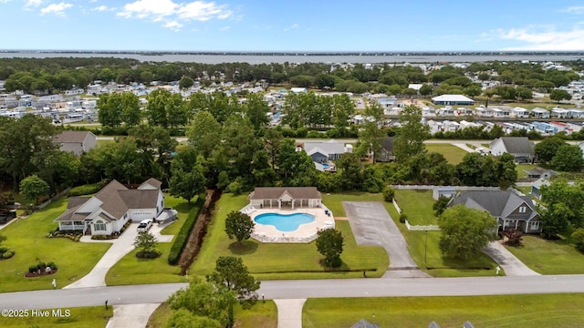 211 Tidewater Dr, Newport, NC 28570 - aerial view of residential area with a pool