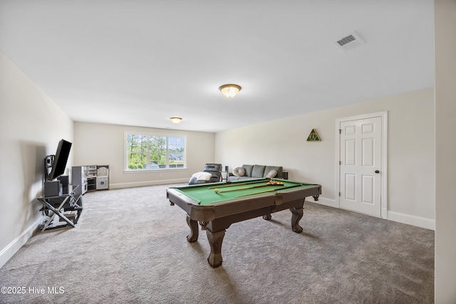 14 Allbrook Way, Hampstead, NC 28443 - recreation room with pool table, carpet floors, and baseboards