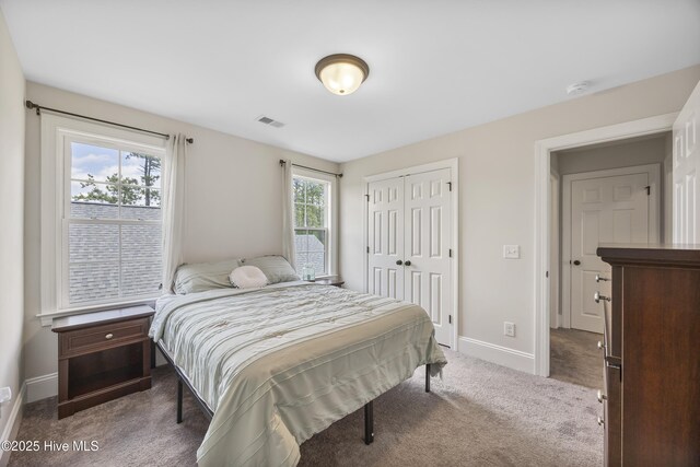 14 Allbrook Way, Hampstead, NC 28443 - bedroom featuring carpet, baseboards, and a closet