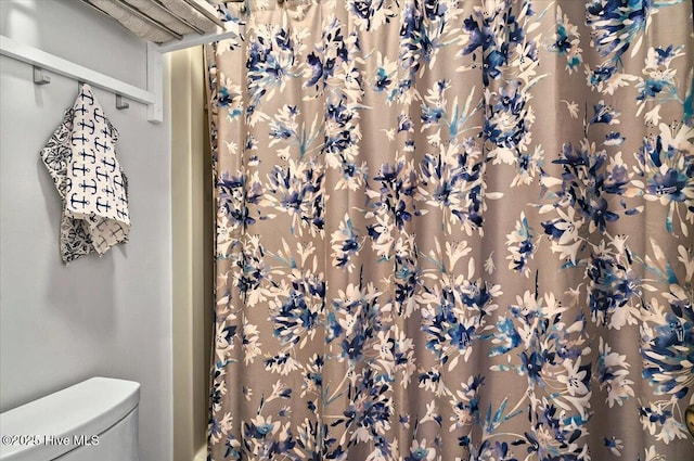 816 Colony Pl Unit D, Sunset Beach, NC 28468 - full bath with toilet and a shower with curtain