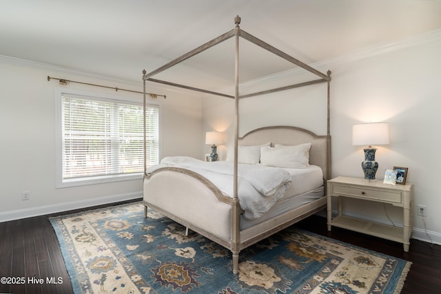 10 Linville Dr, Pinehurst, NC 28374 - bedroom with crown molding, baseboards, and wood finished floors