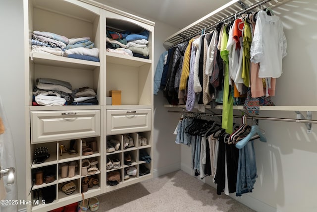 10 Linville Dr, Pinehurst, NC 28374 - walk in closet featuring carpet flooring
