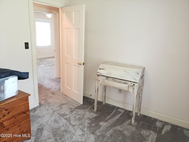 3902 Little John Dr N, Wilson, NC 27896 - hall with carpet flooring and baseboards