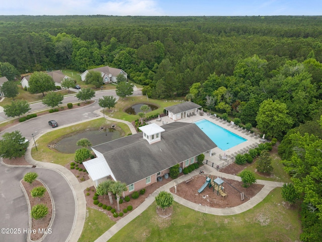120 Leyland Way, Hampstead, NC 28443 - view of property location with a forest and a pool area