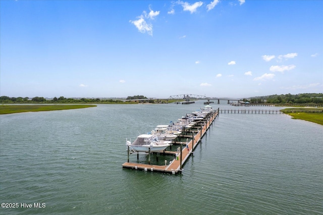 1501 Meridian Ter, Wilmington, NC 28411 - dock area featuring a water view