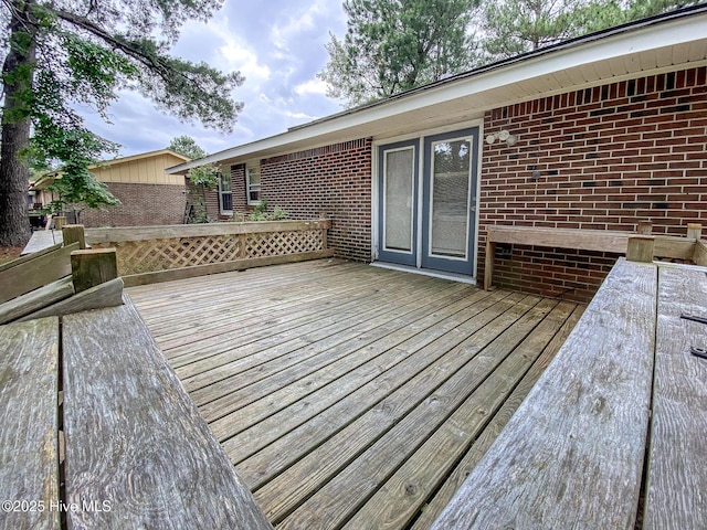 1710 Aydlett Cir, Elizabeth City, NC 27909 - view of wooden deck
