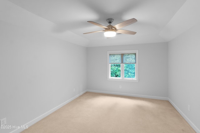 1012 Creekside Ln, Wilmington, NC 28411 - unfurnished room with light carpet, ceiling fan, and baseboards